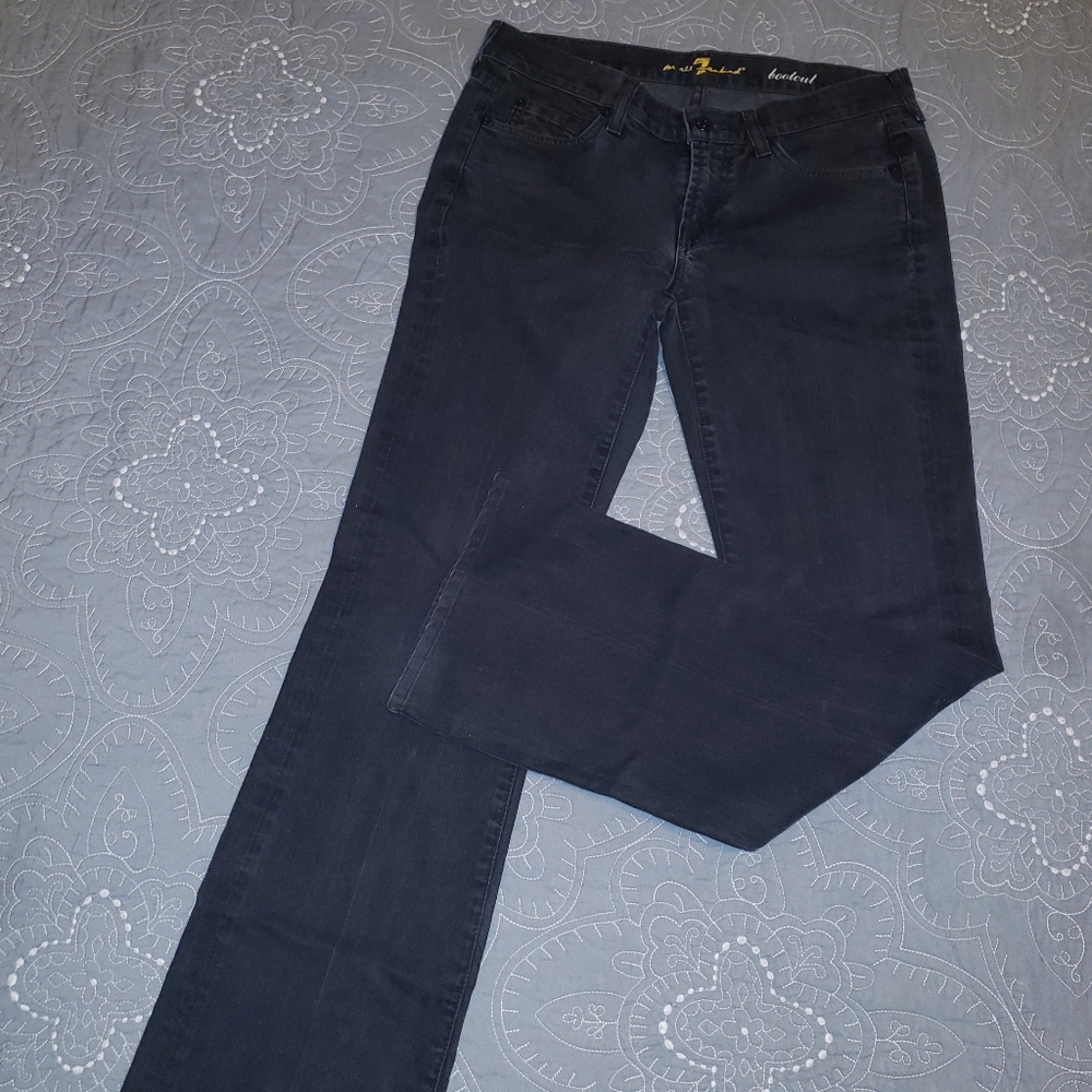 7 for All Mankind boot cut jeans, sz 12